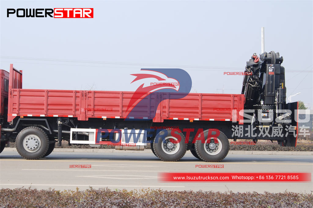 Factory price ISUZU GIGA 8×4 crane truck for sale