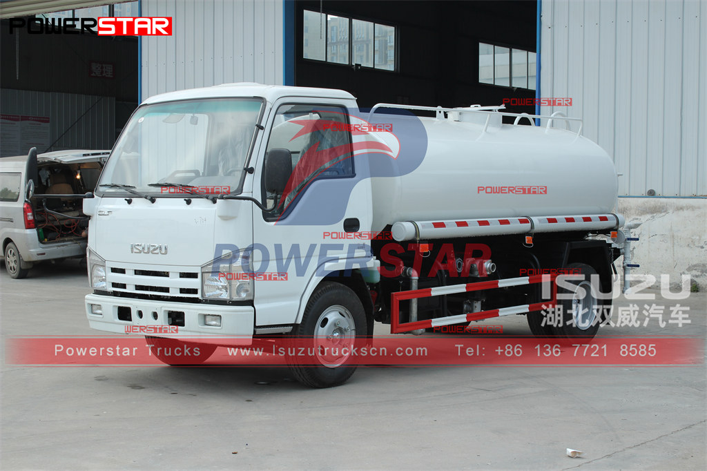 POWERSTAR ISUZU 5000L Water Tanker Truck Manual export Philippines on promotion