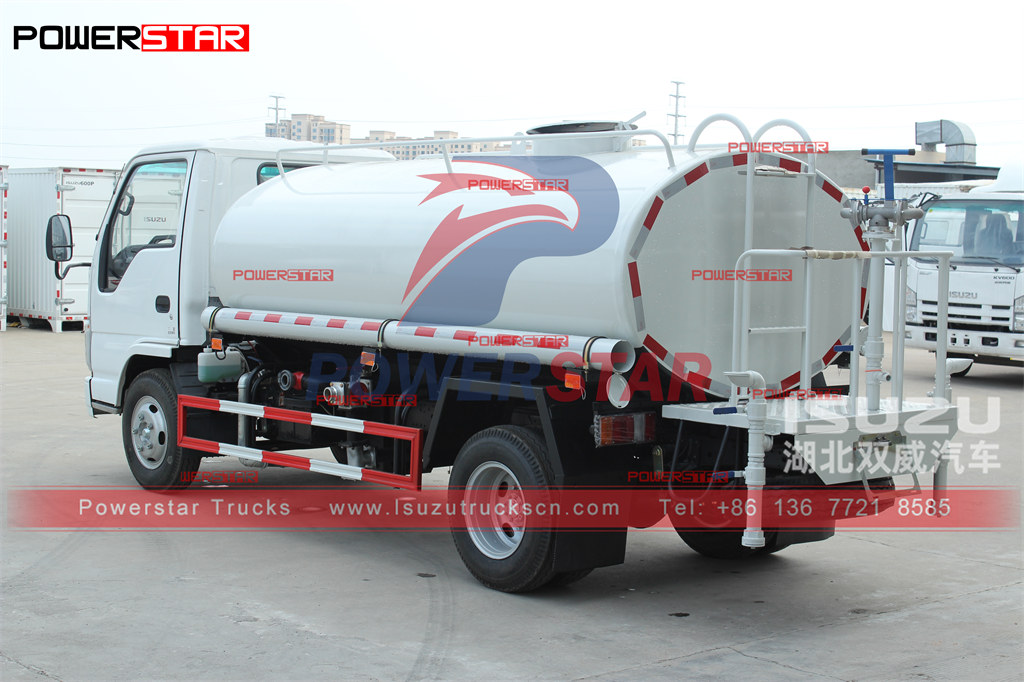 POWERSTAR ISUZU 5000L Water Tanker Truck Manual export Philippines on promotion