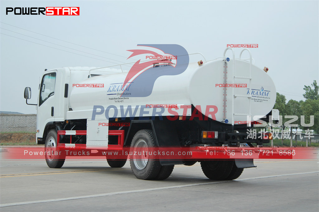 ISUZU 9000L water truck export Antigua and Barbuda0