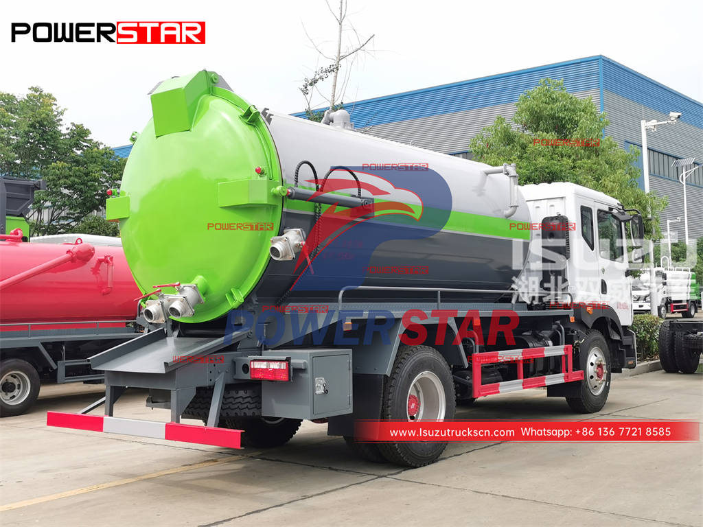 Customized ISUZU FVR 240HP 12CBM sewer cleaner truck for sale