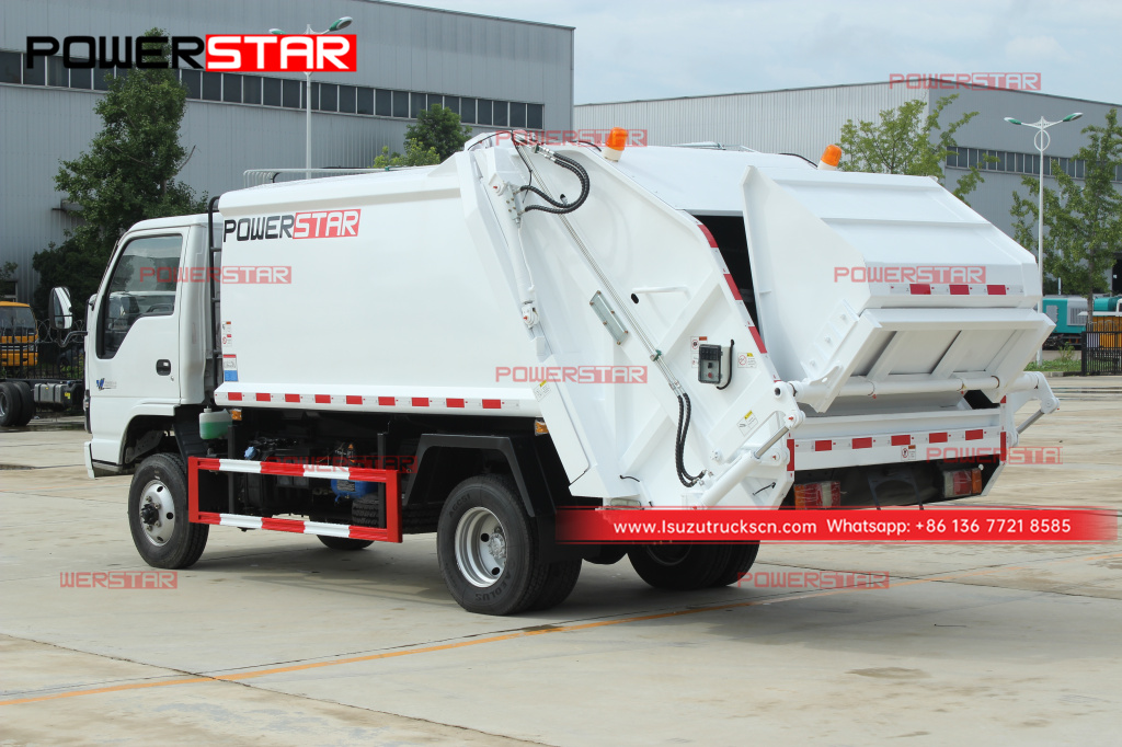 Philippines - ISUZU 600P/NKR 4x4 all wheel drive rear Loader Refuse Garbage Compactor Trucks