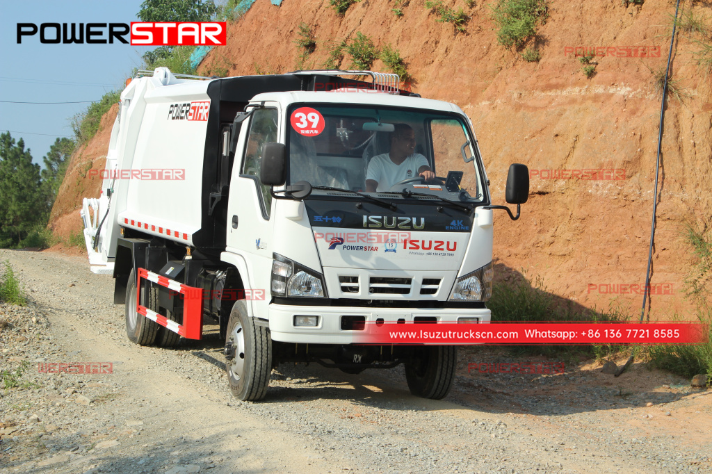 Philippines - ISUZU 600P/NKR 4x4 all wheel drive rear Loader Refuse Garbage Compactor Trucks