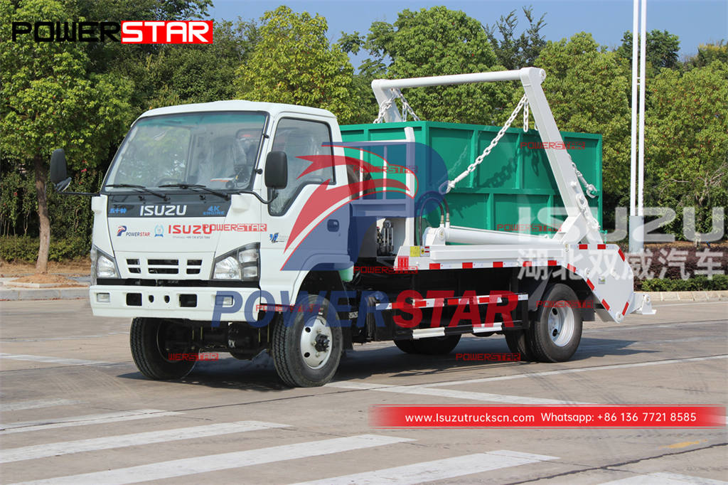 ISUZU 600P 4×4 AWD skip bin loader at best price