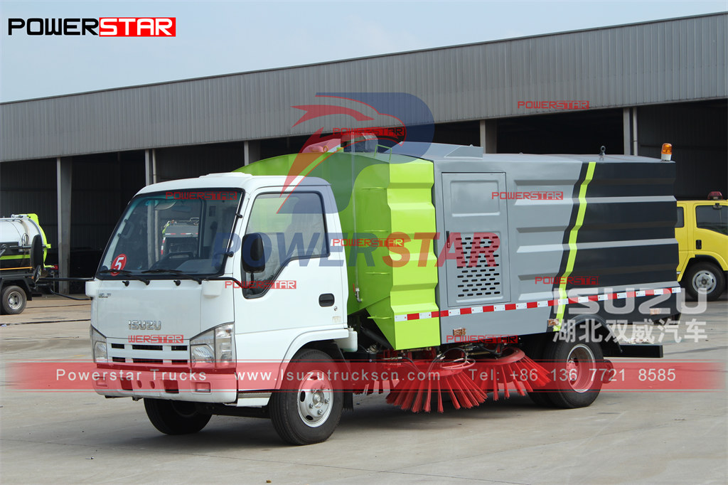 ISUZU Road Sweeper Truck manual export to Dubai