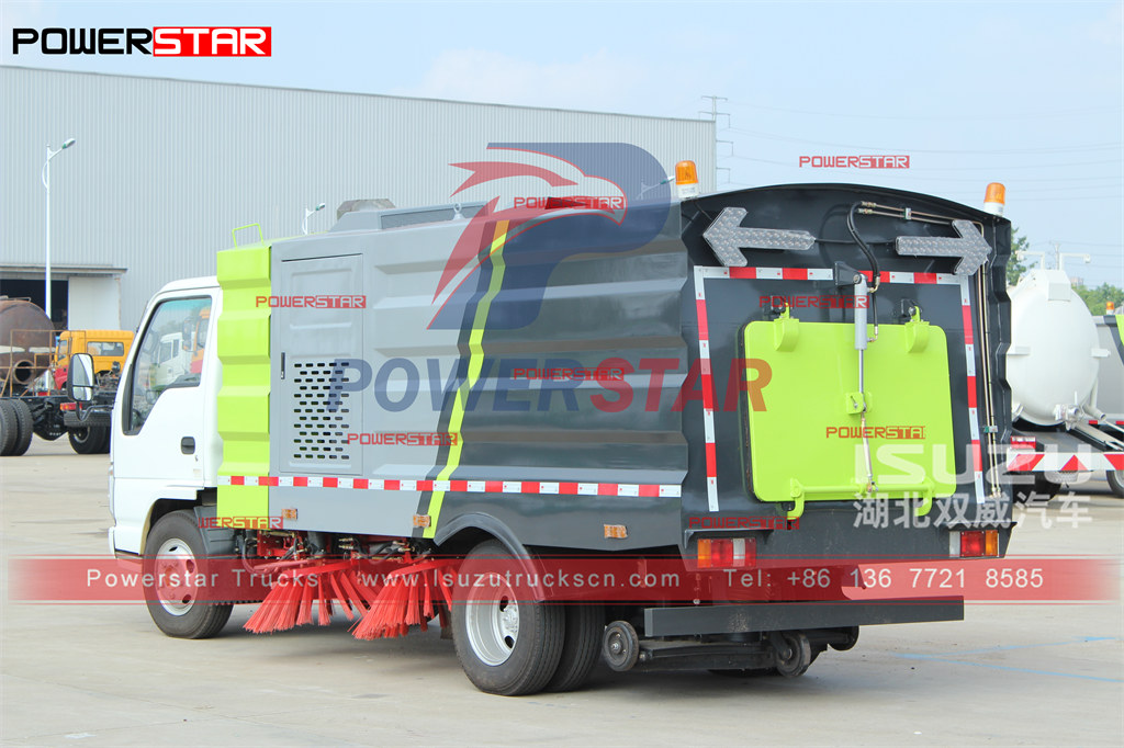 ISUZU Road Sweeper Truck manual export to Dubai