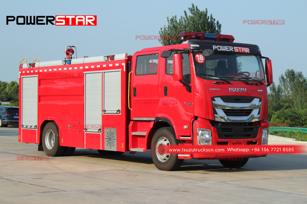 Philiippines ISUZU GIGA Fire Engine 4X2 Water Fire Truck Fire Fighting Vehicle