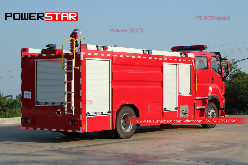 Philiippines ISUZU GIGA Fire Engine 4X2 Water Fire Truck Fire Fighting Vehicle