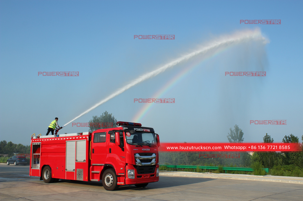 Philiippines ISUZU GIGA Fire Engine 4X2 Water Fire Truck Fire Fighting Vehicle