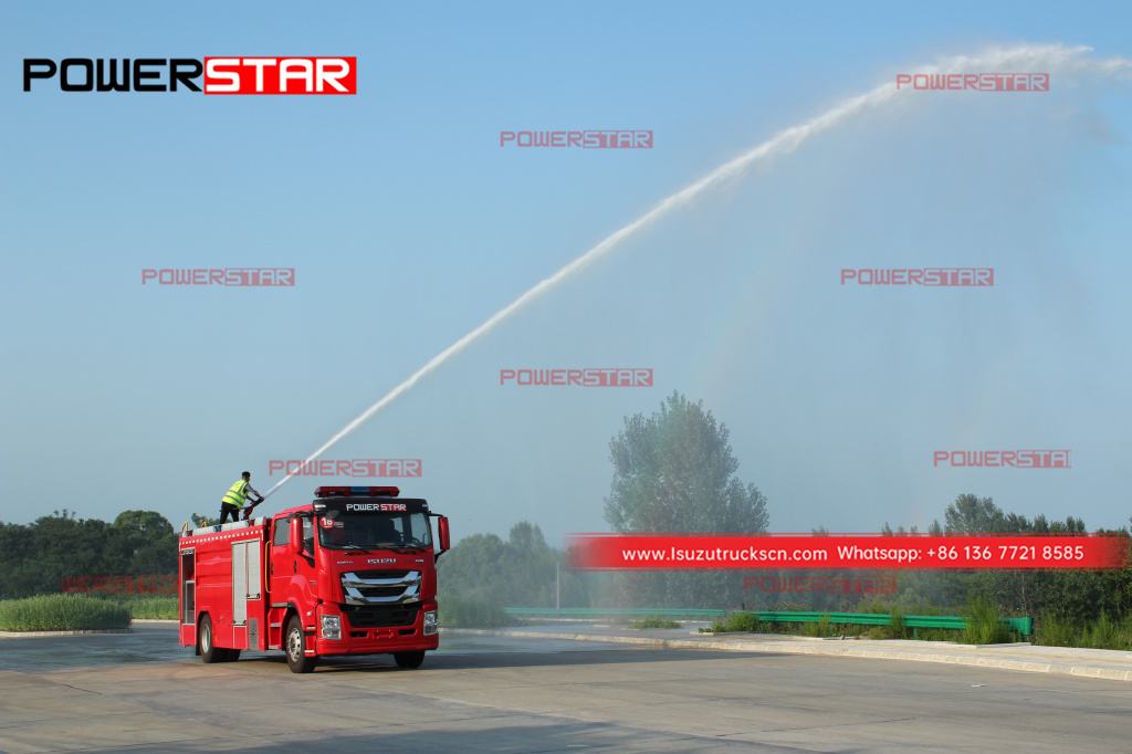 Philiippines ISUZU GIGA Fire Engine 4X2 Water Fire Truck Fire Fighting Vehicle