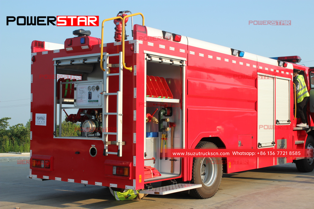 Philiippines ISUZU GIGA Fire Engine 4X2 Water Fire Truck Fire Fighting Vehicle