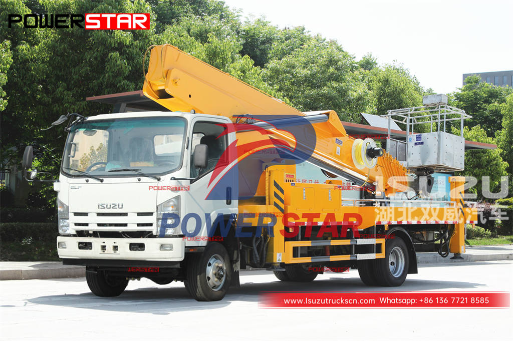 Good quality ISUZU 4×4 off-road Mobile Elevating Aerial Work Platform for sale