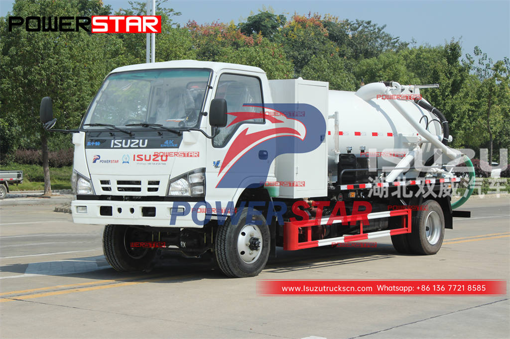 Brand new ISUZU 600P 4×4 gully emptier at best price