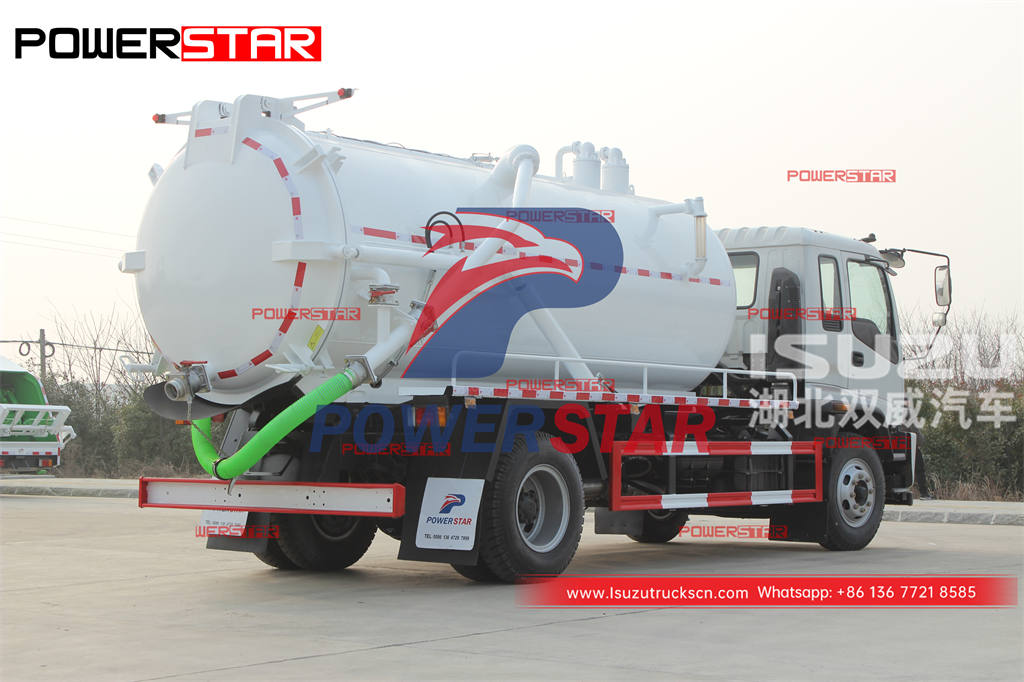 Brand new ISUZU FTR 4WD 4×4 12000 liters cesspool emptier for sale