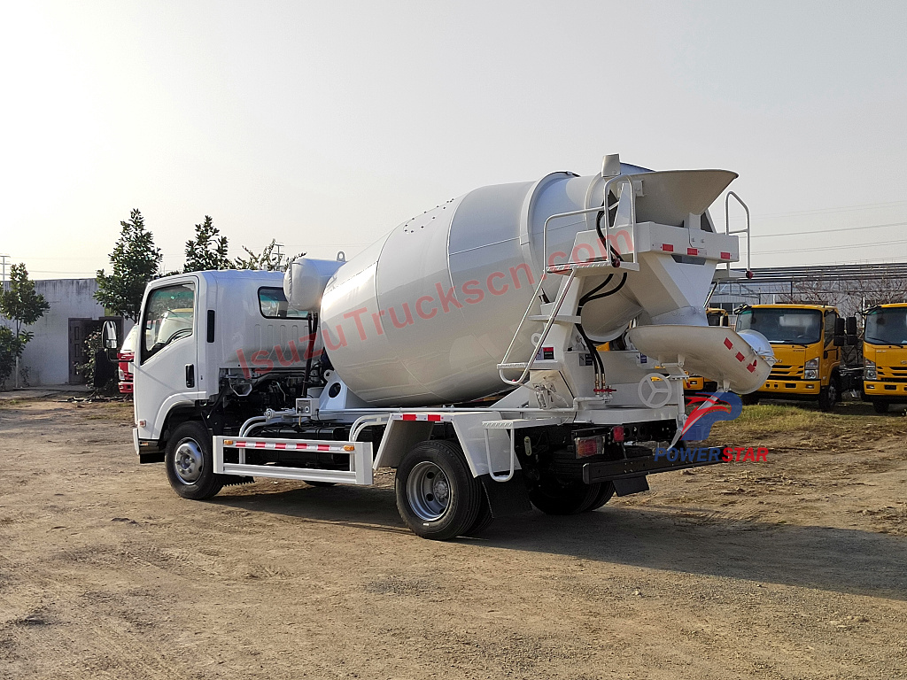 Isuzu NPR/700P/ELF 3cbm 4cbm Mobile Cement Concrete Mixer Truck