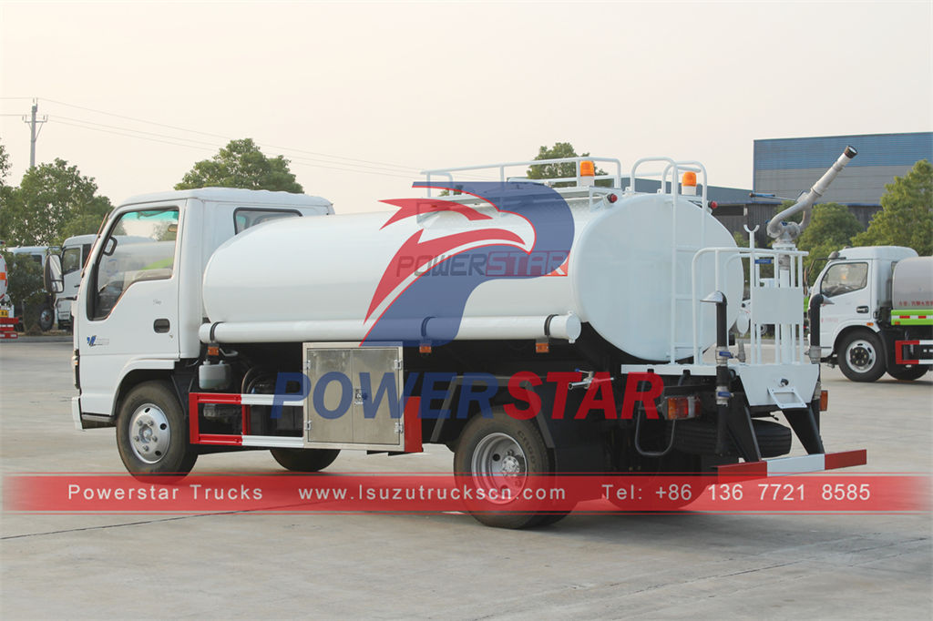 Brand new ISUZU 130HP 4CBM drinking water tank truck