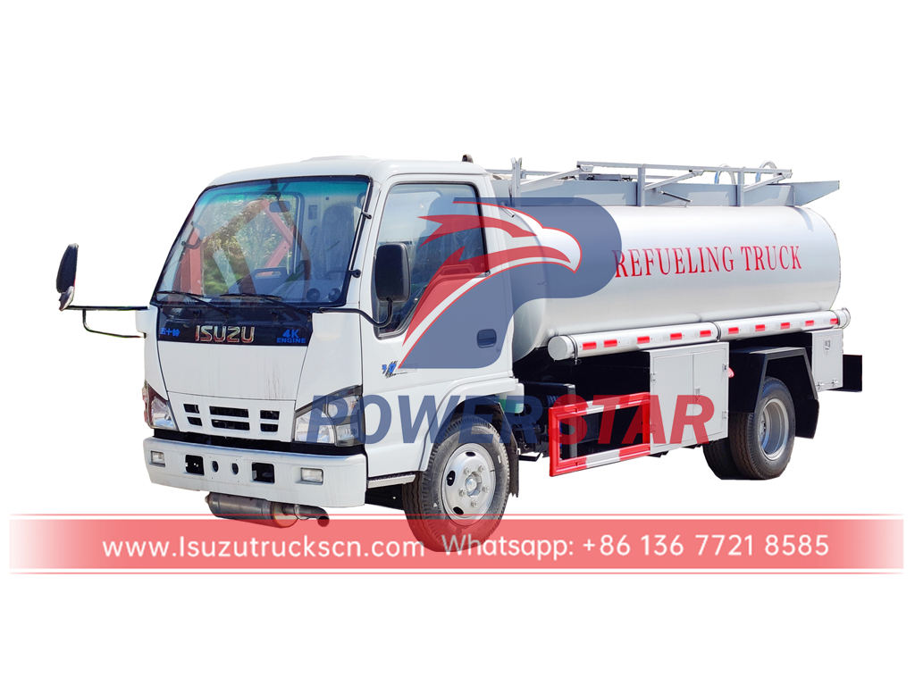 ISUZU 4×2 5CBM mobile refueling truck for sale