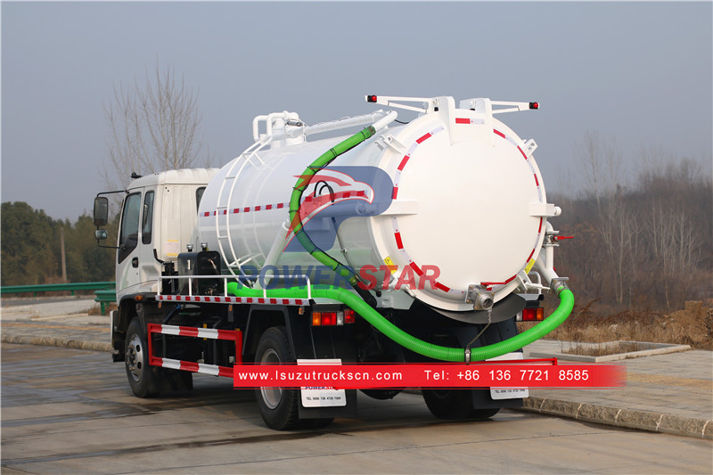 Isuzu sewer suction truck