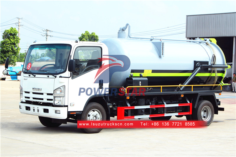 Isuzu sewer suction truck