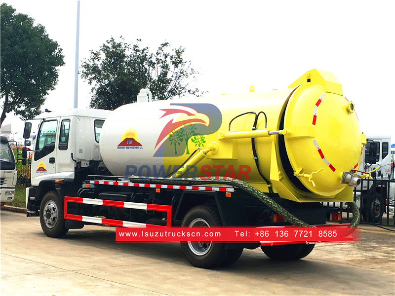 Isuzu sewer suction truck