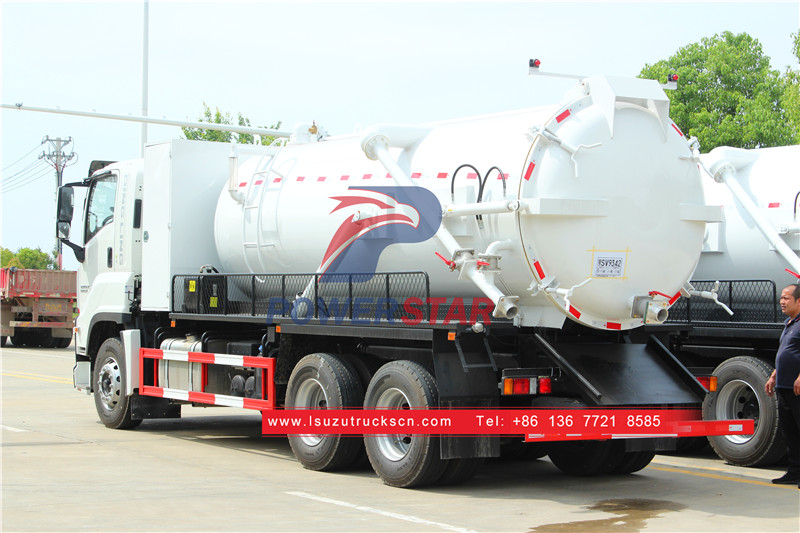 Isuzu sewer suction truck