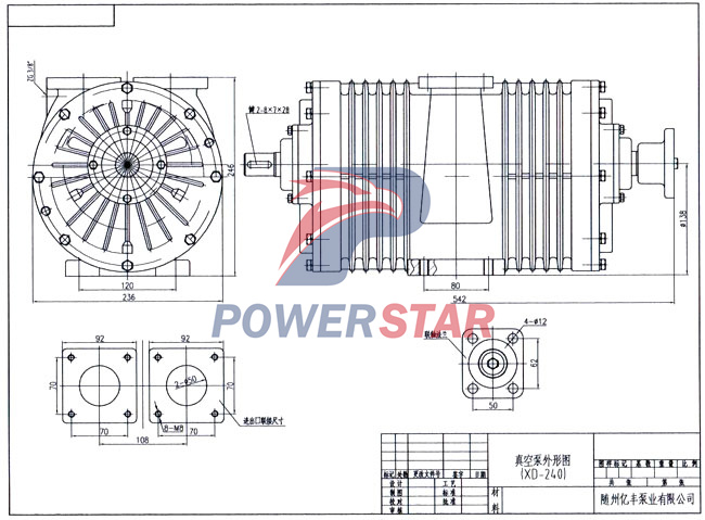 New Isuzu Sewage Tank Trucks vacuum pump XD 240 technical details