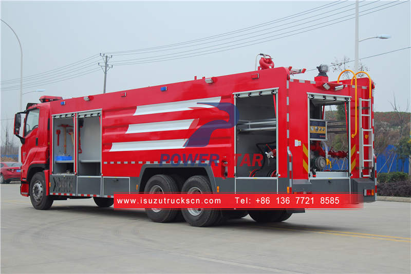 Isuzu fire fighting truck