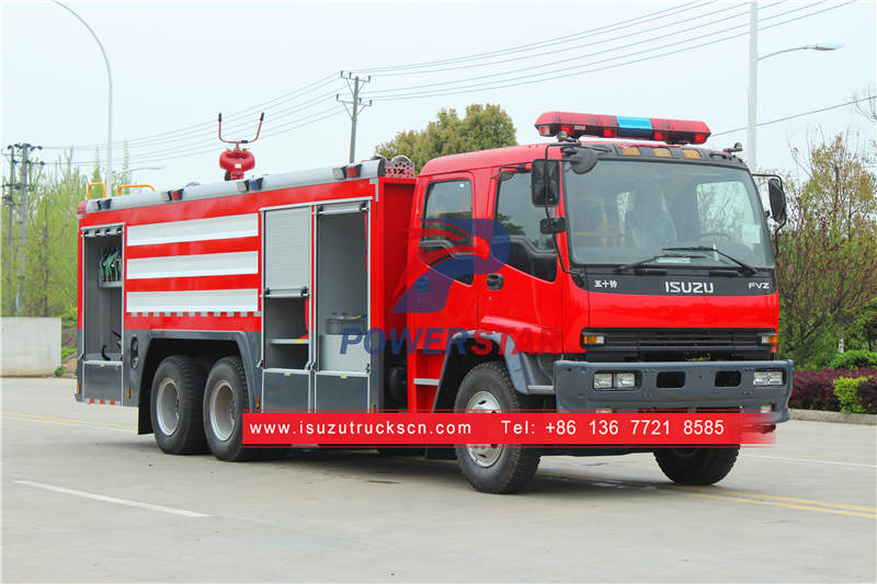 Isuzu fire fighting truck