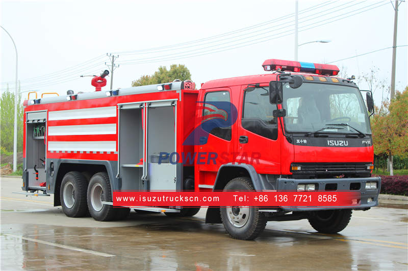 Isuzu fire fighting truck