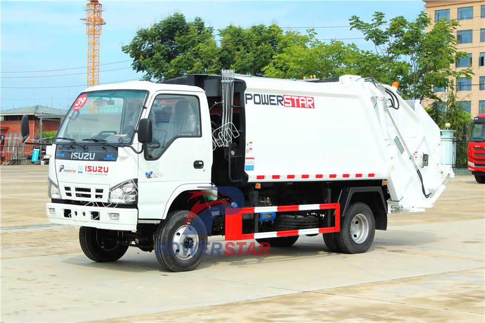 isuzu garbage compactor truck