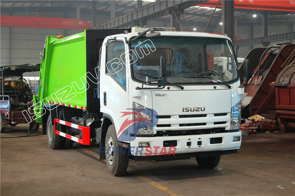 isuzu garbage compactor truck