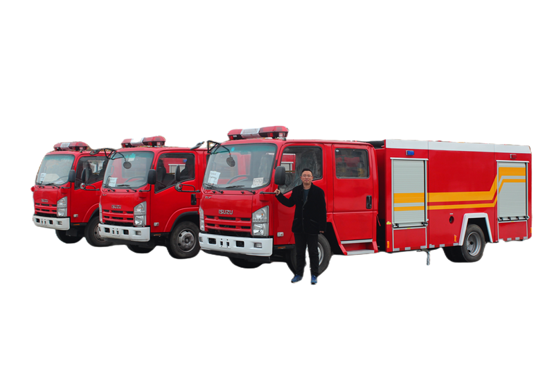 Isuzu 600P fire truck