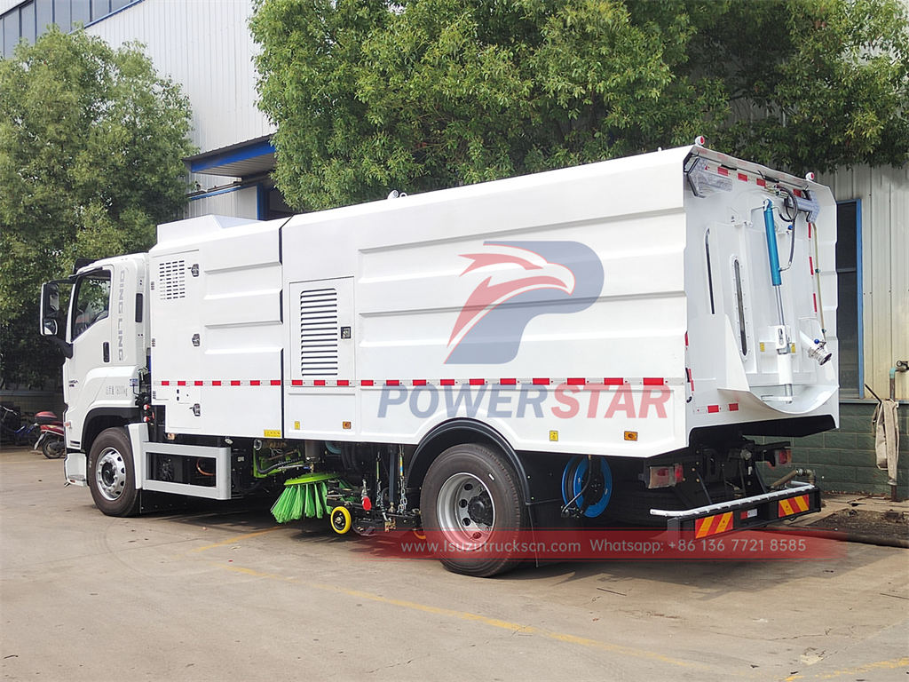 Best selling ISUZU GIGA 14m3 road sweeping truck