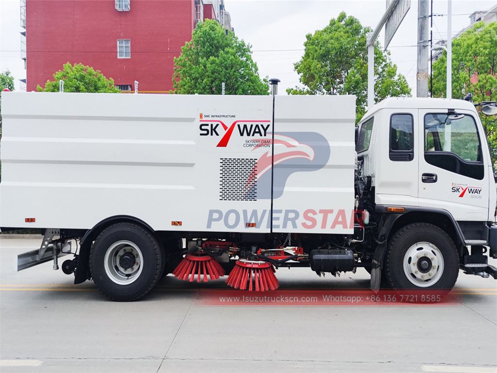 Factory outlet ISUZU street sweeper truck