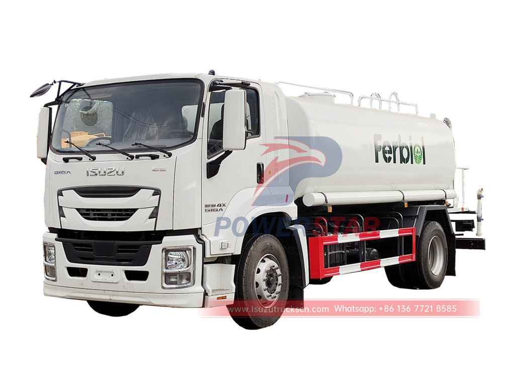 Good price ISUZU GIGA stainless steel water truck for sale