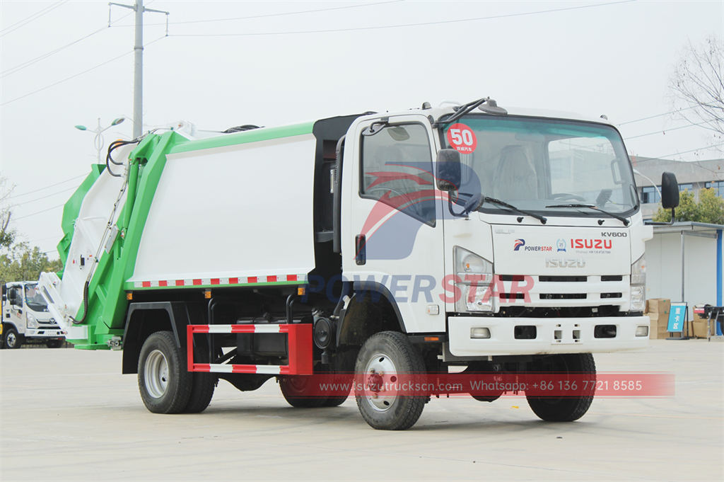 High performance ISUZU 4x4 rear loader