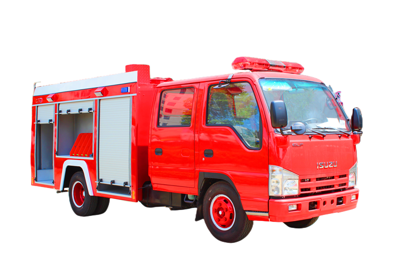 Isuzu NPR fire truck