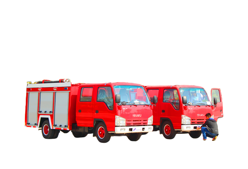 Isuzu NPR fire truck