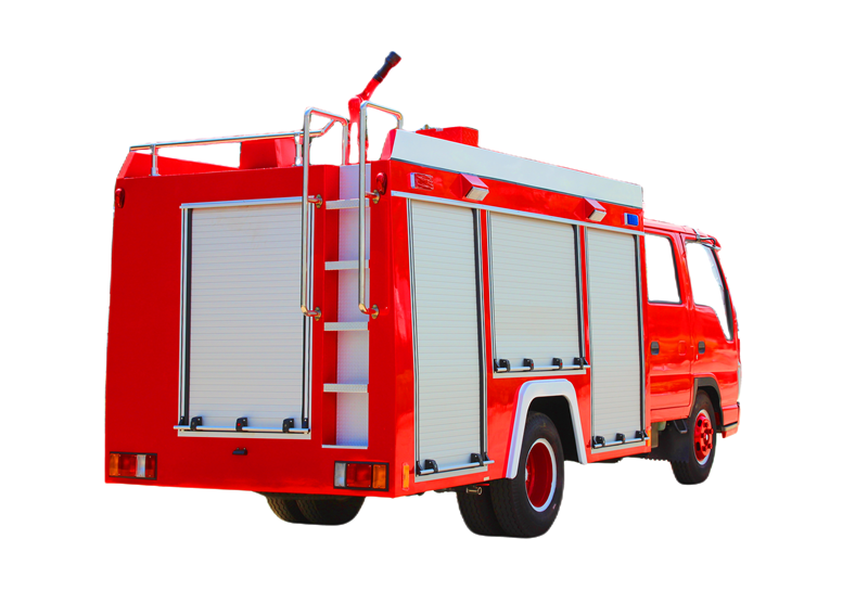 Isuzu NPR fire truck