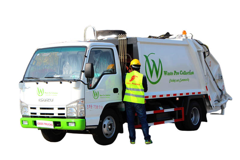 Isuzu 100P garbage compactor truck