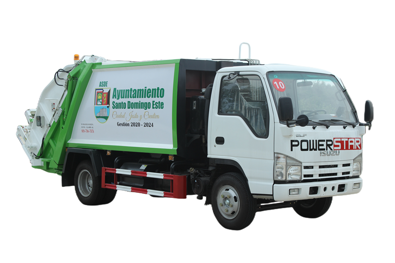 Isuzu 100P garbage compactor truck