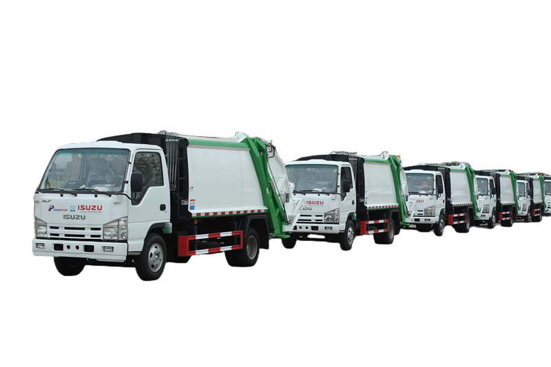 Isuzu 100P garbage compactor truck