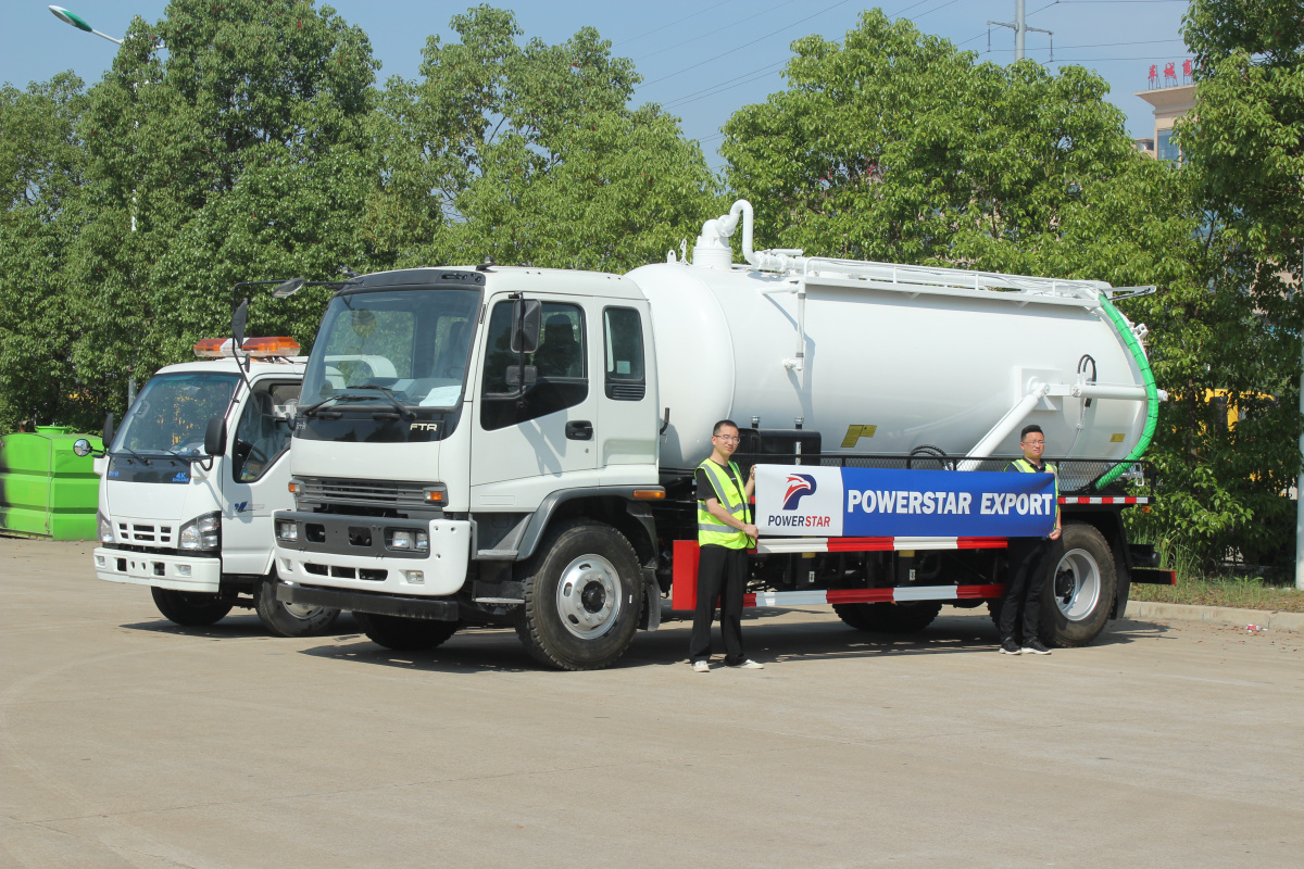 Philippines Isuzu FTR4hk1-tc50 Vacuum Truck Isuzu NKR 600P Recovery Wrecker Truck