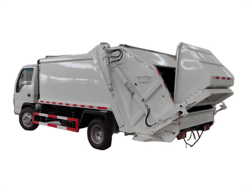 Isuzu 100P refuse compactor truck