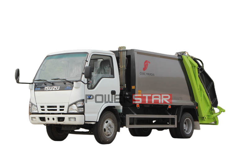 Isuzu 600P garbage compactor truck