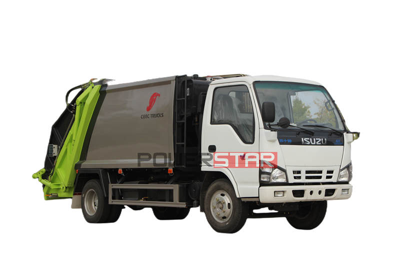 Isuzu 600P garbage compactor truck