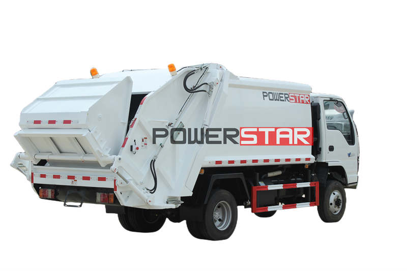 Isuzu off road garbage compactor truck