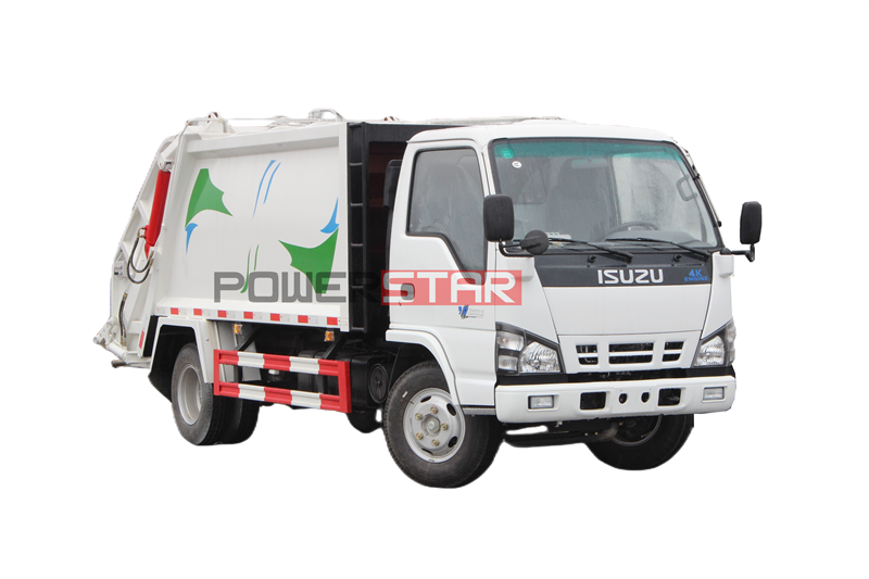 Isuzu 100P refuse compactor truck