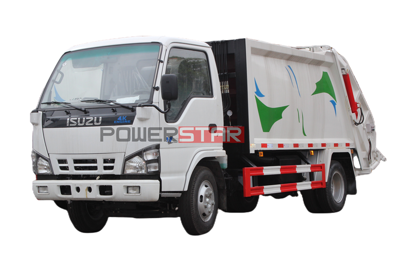 Isuzu 100P refuse compactor truck