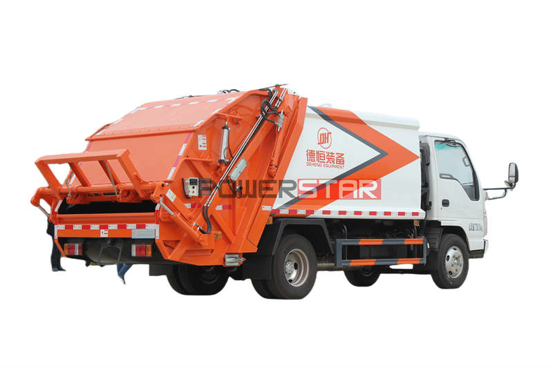 Isuzu 100P refuse compactor truck